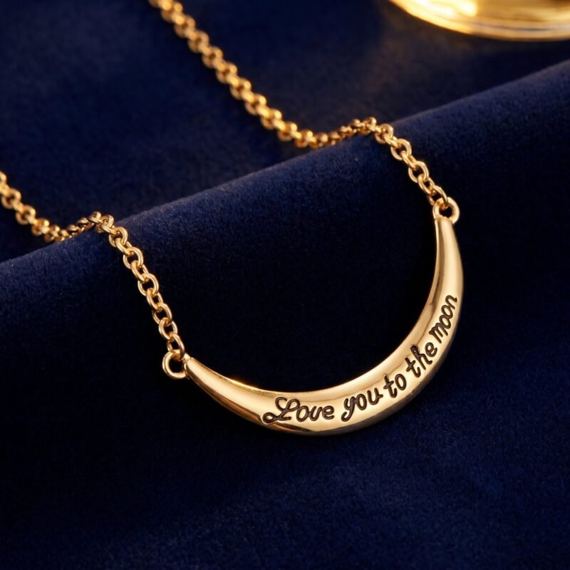 Bracelet Vintage Lune Femme « Je T'aime à la Lune »