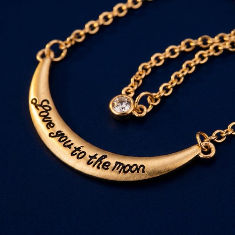 Bracelet Vintage Lune Femme « Je T'aime à la Lune »