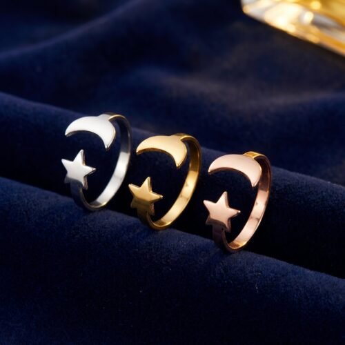 bijoux-2126-da1-1.jpg Bague Ajourée Lune Étoile Acier Inoxydable Femme