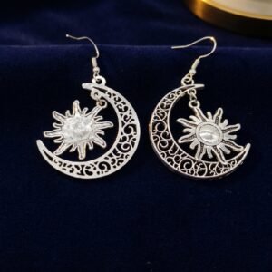 bijoux-2151-da1-2-1.jpg Boucles d'Oreilles Lune et Soleil Ajourées Acier Inox
