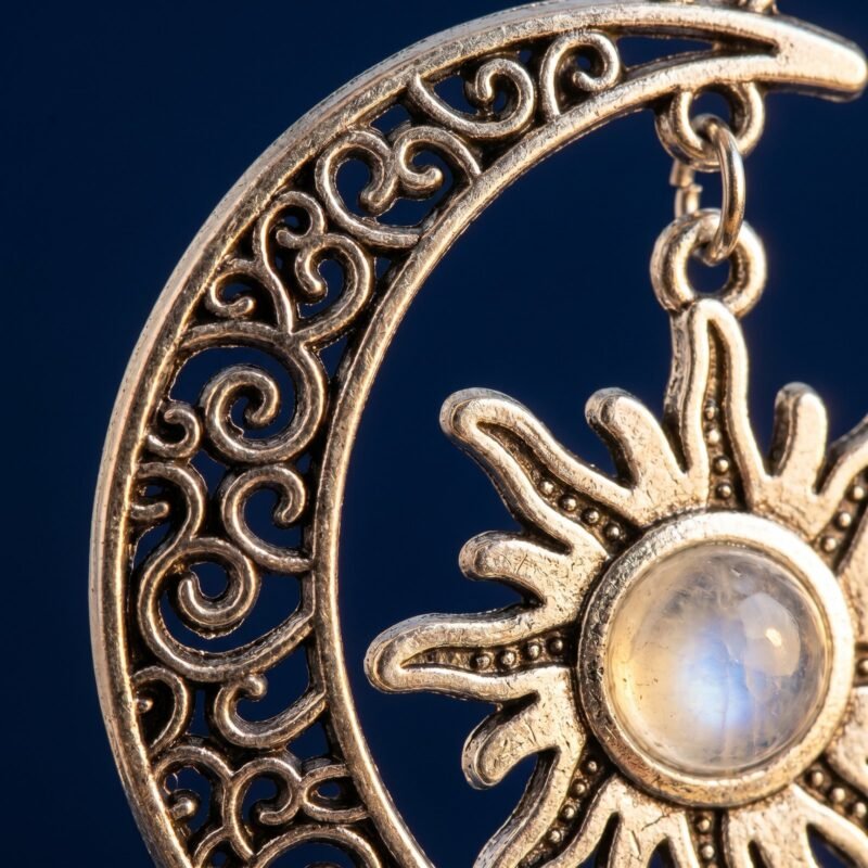 bijoux-2151-macro-2-1.jpg Boucles d'Oreilles Lune et Soleil Ajourées Acier Inox