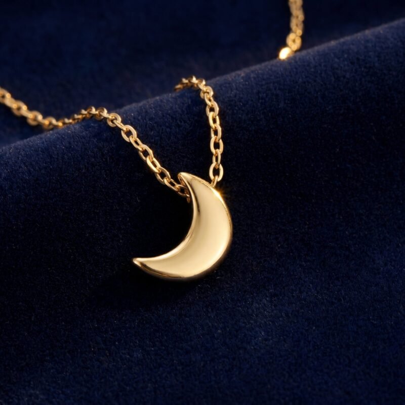 bijoux-2164-da1-1.jpg Collier Lune Bohème Pendentif Chaîne Dorée Acier Femme