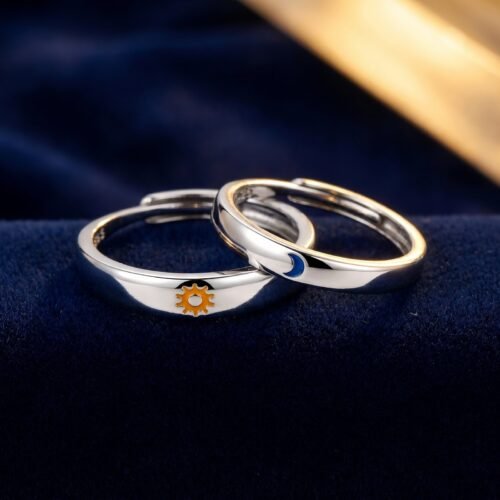 bijoux-2174-da1-1.jpg Bague Couple Assorti Lune et Soleil Acier Inoxydable