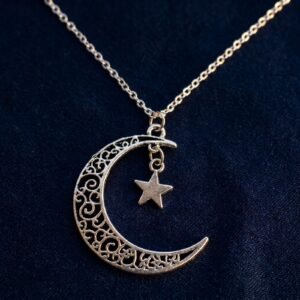 bijoux-2294-macro-1.jpg Collier lune étoile rétro - Combinaison Valentine