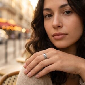 bijoux-2378-da3-1 Bague lune rétro tendance acier inoxydable