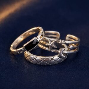 bijoux-2631-macro-1.jpg Bague lune étoile diamant noir acier inox