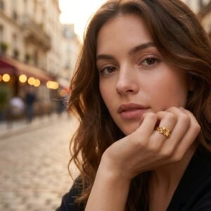bijoux-3150-da3-1 Bague lune minimaliste acier inoxydable rétro coréen