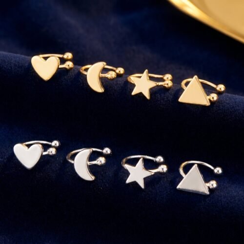 Clips Oreilles Étoile Amour 5 Branches