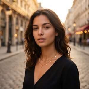 Collier Lune et Étoile Multicouche Minimaliste