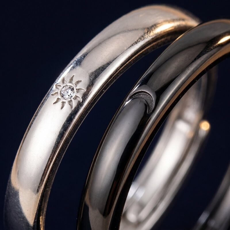 bijoux-3715-macro-1.jpg Bague Couple Soleil et Lune - Noir et Blanc