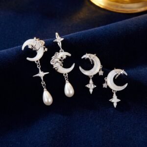 bijoux-3728-da1-1.jpg Boucles Asymétriques Étoile et Lune Enroulées