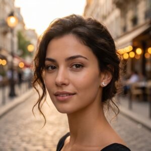 Boucles d'oreilles Lune Épurées - Style Minimaliste