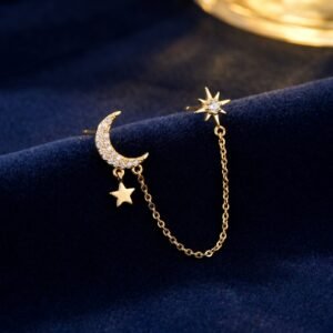 bijoux-3766-da1-1.jpg Boucles d'oreilles Étoile et Lune Zircon Acier